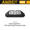 XK052001-P-A Plug-n-Play Strobe Pod Light Series, Amber, Universal Fit