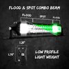 XK063010 10 in. 2-in-1 LED Light Bar, w/Pure White and Hunting Green Flood and Spot Work Light, Universal Fit - image 4
