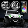 XK-7IN-JP-KIT 7 in. RGB LED Headlight Kit, w/ XKCHROME Bluetooth App Control, 2007-2018 Jeep Wrangler JK