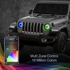 XK-7IN-JP-KIT-JL 7 in. RGB Headlight Kit, w/ App Control, w/ Mounting Brackets, Select Jeep Wrangler JL/Gladiator JT - image 4