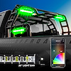 XK-BAR-20 20 in. RGBW Light Bar, High-Power Offroad Work/Hunting Light, w/Built-in XKCHROME Bluetooth Controller, Universal Fit