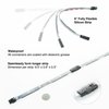 XK-BOAT-PRO 8 x 36 in. Strips + 8 x 10 in. Flex Strips Million Color XKCHROME Boat Marine Kit, Universal Fit - image 4