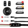 XK-DT-STA Standard Conversion Signal Light + Horn Kit, For ATV/UTV, (2) White + (2) Red + (2) Amber Pods, Universal Fit - image 2