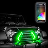 XK-GRILL-JK1 XKCHROME LED Grill Kit, 2007-2018 Jeep Wrangler JK - image 1