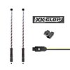 XK-WHIPC-ADV 2 x 32 in. XKCHROME LED Whip Light Kit, for 4x4 Offroad UTV ATV, w/ Advanced App Control, Universal Fit - image 2