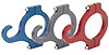 Clamp On Helmet Hook Red - image 1