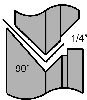 Hem Roll Set Step #1 (1/4" 90°) Nylatron Female / Steel Male - image 1
