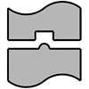 Round Bead Roll Set - Keyed 1" Round - image 1