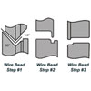 1/8" Wire Bead Roll Set Steel
