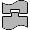 Flat Bead Roll Set - Keyed 5/16" Flat - image 1