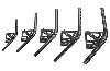 Bend Protractor Set Center Line Radius: 4" Through 8" Set - image 1
