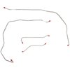 Front Brake Line Kit for 1955 Chevy Bel Air [Galfan-Coated Steel]