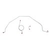 Front Brake Line Kit for 1965 Bel Air, Impala Standard Brakes [Galfan-Coated Steel]