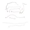 Complete Brake Line Kit for 2002-2004 Ford F-350, F-350 Super Duty, 4wd, AWABS, Crew Cab, Long Bed [Galfan-Coated Steel]