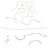 Complete Brake Line Kit for 1998-2001 Dodge Ram 3500 [Galfan-Coated Steel]