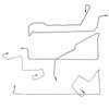 Front Brake Line Kit for 2015-2022 Dodge Challenger Hellcat, Charger [Galfan-Coated Steel]