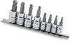SAE Ball Tip Hex Bit Socket Set - 3/8" Drive Ball Tips - image 1