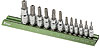12-Piece Tamper-Resistant Star Bit Socket Set Sizes: T10, T15, T20, T25, T27, T30, T40, T45, T47, T50, T55, T60 - image 1