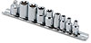 9-Piece External Star Socket Set 1/4" Drive Sizes: E5, E6, E7, E8 - image 1