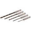 Hex Shank Drill Bit Set 5pc Includes: - image 1