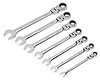 Ratcheting Flex-Head Wrench Set 7pc - image 1
