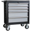 5-Drawer Locking Rollaway Tool Cabinet 26.60" W x 33.60" H x 18.00" D - image 1