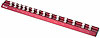 SAE Magnetic Anodized Socket Holder 3/8" Drive Sizes: 1/4" - 1" & U-joint - image 1