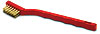 Small Wire Brush Brass Bristles Ideal for Cleaning Aluminum Welds - image 1