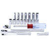 Metric 6pt Socket Set 1/4" Drive - image 1