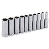 Metric Deep 6pt Socket Set 1/4" Drive - image 1