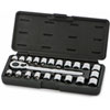 Fractional/Metric Low Profile 6pt Socket Set 3/8"Drive - image 2