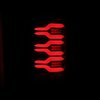 630050 Luxx Series LED Taillights for 2014-2018 GMC Sierra 1500/2500 HD/3500 HD - Black Red - image 4