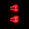 672050 Luxx Series LED Taillights for 2014-2021 Toyota Tundra - Black-Red - image 4