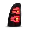 680070 Luxx Series LED Taillights for 2005-2015 Toyota Tacoma - Black-Red - image 3