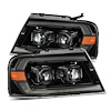880133 Luxx-Series LED Projector Headlights for 2004-2007 Ford F-150, 2006-2008 Lincoln Mark LT - Alpha-Black - image 1
