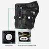 880143 Luxx-Series LED Projector headlights for 2011-2016 Ford F-250/F-350/F-450 - Plank Style Design in Midnight Black - image 2