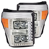 880148 NOVA-Series LED Projector Headlights for 2011-2016 Ford F-250/F-350/F-450/F-550 - Chrome - image 1
