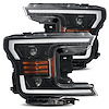 880174 Luxx-Series LED Projector Headlights for 2018-2020 Ford F-150 - Jet Black - image 1