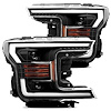 880176 Luxx-Series LED Projector Headlights for 2018-2020 Ford F-150 - Black - image 1