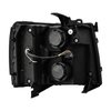 880223 Luxx-Series LED Projector Headlights for 2007-2014 Chevy Silverado 1500/2500/3500 - Jet Black - image 2