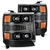 880236 NOVA-Series LED Projector Headlights for 2016-2018 Chevy Silverado 1500 - Alpha-Black - image 1