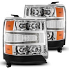 880238 NOVA-Series LED Projector Headlights for 2016-2018 Chevy Silverado 1500 - Chrome - image 1