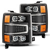 880239 NOVA-Series LED Projector Headlights for 2014-2015 Chevy Silverado 1500 - Black - image 1
