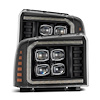 880319 NOVA-Series LED Projector Headlights for 2005-2007 Ford F-250/F-350/F-450/F-550 - Black - image 1