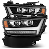 880545 Luxx-Series LED Projector Headlights for 2019-2022 RAM 1500 - Jet Black - image 1