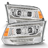 880559 Luxx-Series LED Projector Headlights for 2009-2018 Dodge/RAM 1500/2500/3500 - Chrome - image 1