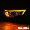 880720 Luxx-Series LED Projector headlights for 2014-2020 Toyota 4Runner - Plank Style Design in Midnight Black - image 3