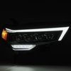 880723 NOVA-Series LED Projector Headlights for 2014-2022 Toyota 4Runner - Plank Style Design in Midnight Black - image 4