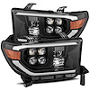 880727 NOVA-Series LED Projector Headlights for 2007-2013 Toyota Tundra/Sequoia - Plank Style Design in Midnight Black - image 1