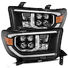 880729 NOVA-Series LED Projector Headlights for 2007-2013 Toyota Tundra/Sequoia - Plank Style Design in Black - image 1